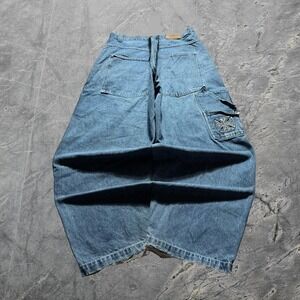 Baggy Carpenter Wide Leg Verse Jnco Billabong Styl Surf Y2k Vintage Jeans 46x32